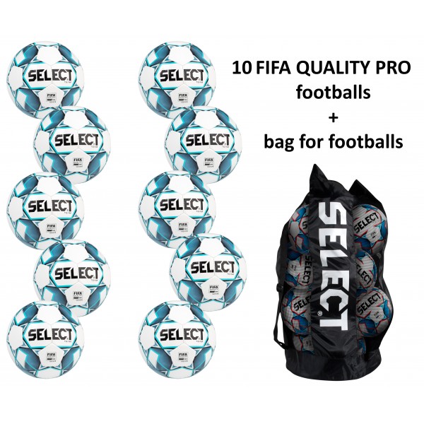 bag of footballs size 5